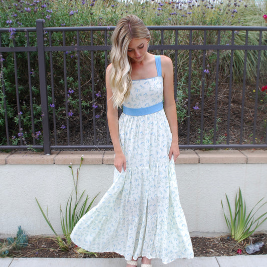 Viscose Floral Maxi Dress